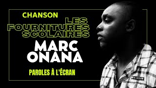 Les Fournitures Scolaires  chanson de Marc Onana [upl. by Nerine]