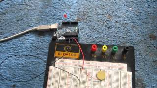 Touch sensor circuit using Piezo Knock Sensor [upl. by Idel]