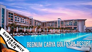 REGNUM CARYA GOLFampSPA RESORT IN FEBRUARY [upl. by Sert]