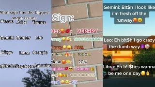 Zodiac Signs TikTok Compilation💫♊♋♎♐♏♓♉♑♈♌♍♒ [upl. by Misaq]