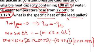 65 Calorimetry 2 [upl. by Gove276]