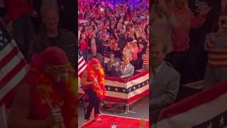 🇺🇸 Hulk Hogan at Donald Trump rally in Madison Square Garden New York Oct 27 2024 [upl. by Ibloc]