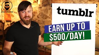 Make 100 Per Day on Tumblr™ WITHOUT Blogging  Make Money Online Affiliate Marketing Work At Home [upl. by Karalee]