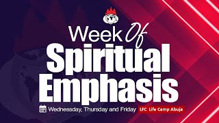 DAY 1 WEEK OF SPIRITUAL EMPHASIS  LFC LIFECAMP ABUJA  PST CHIBUIKE NWAFOR [upl. by Airehtfele]