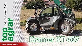 Kramer KT 407  Teleskoplader im top agrar Praxistest [upl. by Kitti]