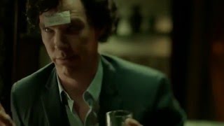 Sherlock BBC  STAG NIGHT scene  Johnlock [upl. by Elamor]