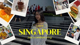 a day in singapore 🇸🇬  cafe vlog  foods  late vlog  ferry pp batamsg ⛴️ [upl. by Aneba]