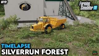 Purchase of foundry furnance amp transport of iron ore  FS22 Timelapse Silverrun Forest  19 [upl. by Estel]