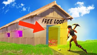 INSANE FORTNITE LOOT TUNNEL TRAP Battle Royale [upl. by Rise]