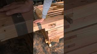 Mortise and tenon fixationWoodworkingCreative inspiration [upl. by Eemak597]