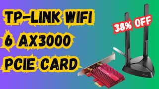 TPLink WiFi 6 AX3000 PCIe Card [upl. by Atterol]