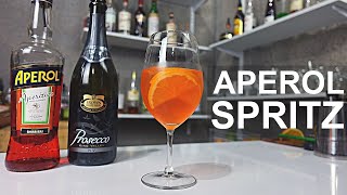 How to make an Aperol Spritz  2 WAYS [upl. by Eimmas]