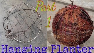 How To Make Hanging Plant Basket DIY Plant Hanger Hanging Plant Ideas [upl. by Barayon]