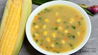 Sweet Corn Veg Soup Sweet Corn Soup Soup Recipe [upl. by Soni905]