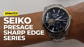 Seiko SPB417 Presage Sharp Edged Open Heart [upl. by Lada]