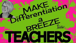 Teaching Strategies What Are The Principles of Differentiation In The Classroom [upl. by Notsgnik]