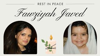 Fawziyah Javed Vigil 02092022 [upl. by Aniala]