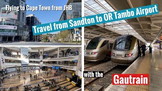 Travel from Sandton to OR Tambo International airport with the Gautrain [upl. by Hazlett20]