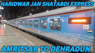 12054  Haridwar Jan Shatabdi Express  Arriving at Jalandhar Junction [upl. by Suoivatra258]