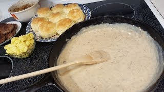 No Fail Sausage Gravy Secrets Revealed  The Hillbilly Kitchen [upl. by Seka692]