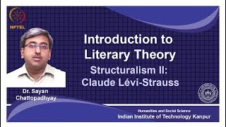 noc18hs31Lecture 17Structuralism Claude LeviStrauss [upl. by Enelia557]