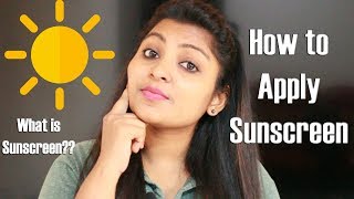 How to apply sunscreen on face in tamil  Easy tips amp tricks  Rose Tamil Beauty amp Makeup [upl. by Amberly]