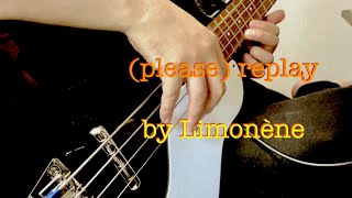 please replay by Limonène Bass cover Danelectro 59DC Long Scale Bass [upl. by Lenci]