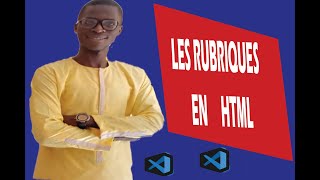 Les Rubriques en html [upl. by Wenonah]