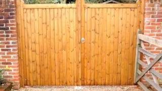 Wooden gates by quotWooden Gate Makersquot [upl. by Willette]