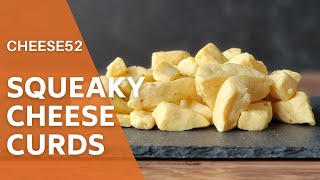 Squeaky Cheddar Cheese Curds QUICK METHOD [upl. by Narih]