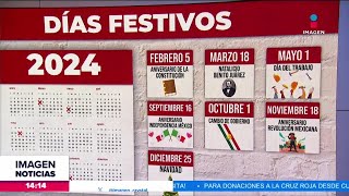 Estos son los días festivos del 2024  Noticias con Crystal Mendivil [upl. by Flori]