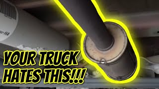 2016 F150 50 resonator and muffler delete Exhaust shenanigans part 1 [upl. by Zerat]