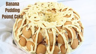 Banana Pudding Pound Cake  How to make a Banana Pudding Pound Cake [upl. by Tsai]