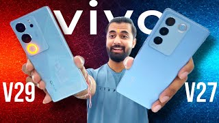 VIVO V29 vs V27 Comparison  Camera Beast🔥 vs Camera Beast🔥 [upl. by Jaddan]