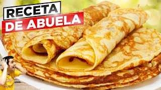 DULCES de ABUELA 😍🥞😱FRIXUELOS CREPS o FILLOAS SIN HORNO muy FÁCIL Receta RÁPIDA  777 [upl. by Ecylahs]