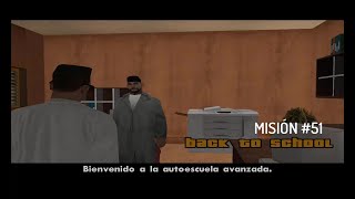 Misión BACK TO SCHOOL de GTA San Andreas [upl. by Notsuoh]