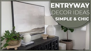 Simple Entryway Decorating Ideas 2022  Entryway Home Decor  Small Entryway Decorating Ideas [upl. by Atinihs]