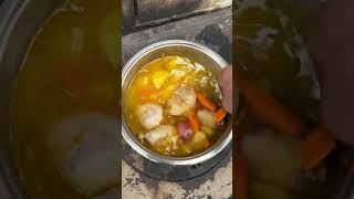 healing store winter soup  yemek bushcraft doğa camping kamp mountains outdoorcooking [upl. by Ayotas443]