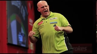 17 PERFECT DARTS  Michael van Gerwen throws 17 perfect darts [upl. by Reiter]