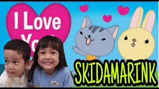 SKIDAMARINK  I LOVE YOU  SONG FOR KIDS HAWA quot5 YEARS OLDquot amp DEWA quot3 YEARS OLDquot [upl. by Langelo]