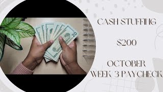 Cash Stuff with Nicky  200  Oct Week 3 Paycheck [upl. by Eisteb]