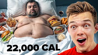 Worlds Heaviest Man Eats 22000 Calories a Day [upl. by Shaff]