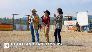 Heartland Fan Day 2023  On set with the fans cast and crew for season 17 [upl. by Eward855]