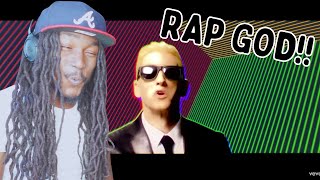 KIING REACTS to Eminem  Rap God Explicit [upl. by Neelahs819]