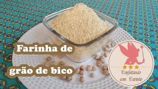 FARINHA DE GRÃO DE BICO SEM GLÚTEN Confeitaria saudável e inclusiva [upl. by Novelia]