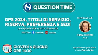 Tutorial GPS 2024 titoli di servizio riserva preferenza e sedi come fare la domanda [upl. by Gerdi]