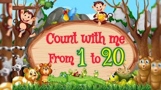 Number song 120 for children  Counting NumberNumber writtingpreschool learning video [upl. by Werd691]