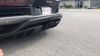 Straight Piped Flame Thrower Lamborghini Aventador S [upl. by Jarrett49]