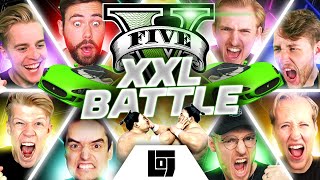 LOGS6  8 GTA V met ALLE LEGENDS  XXL BATTLE [upl. by Notsahc]