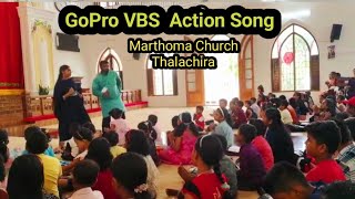 Aadidam Padidam Nadhane Vazhthidam  Gopro VBS Action Song malayalam  Marthoma VBS Song 2024 [upl. by Jodie]